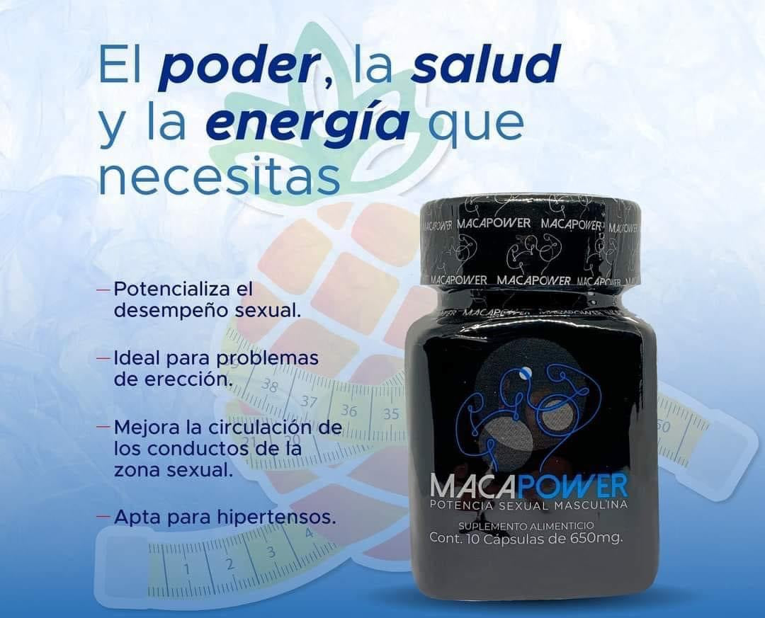 MACAPOWER potencia sexual masculina